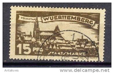 Wurttemberg/Wuerttemberg 1920 Nr.273 15pf Obliteries/used - Usati