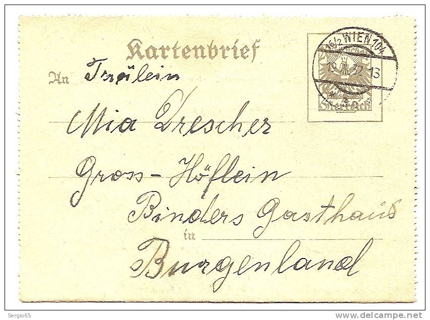 Kartenbriefe - Traveled 1932th - 20 Groschen - Briefe U. Dokumente