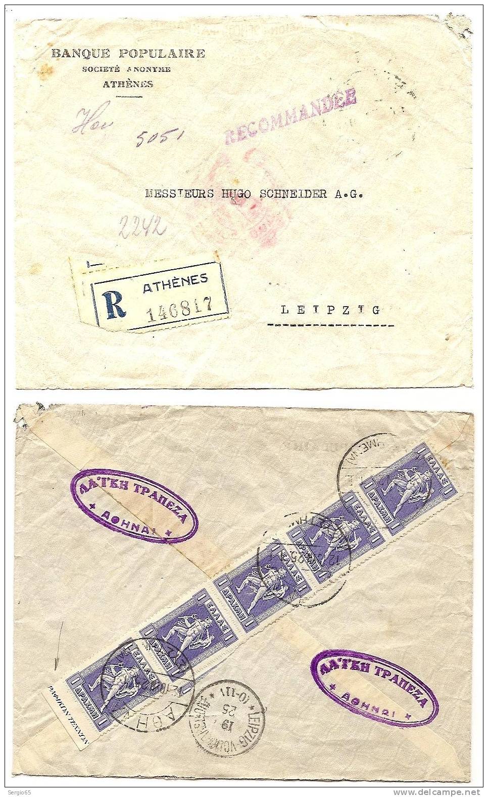 Registered - Letter - Traveled 1922th -RECOMMANDEE - Brieven En Documenten