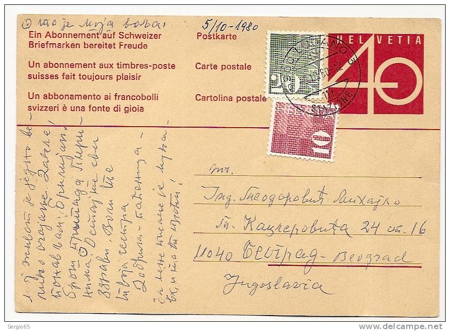 Post Card - Traveled 1980th - Lettres & Documents