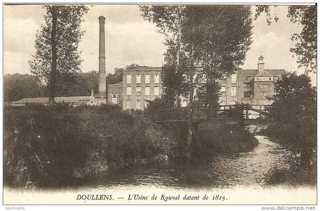 80 DOULLENS - USINE DE  ROUVAL Datant De 1815 - Doullens