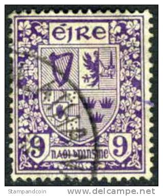 Ireland #74 Used 9p Violet From 1922 - Gebruikt