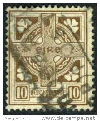 Ireland #75 Used 10p Brown From 1922 - Used Stamps