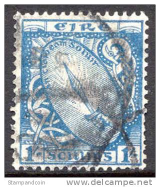 Ireland #76 Used 1sh Light Blue From 1922 - Gebraucht