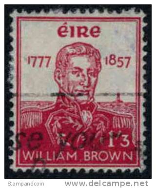 Ireland #162 Used 1sh3p William Brown From 1957 - Gebraucht