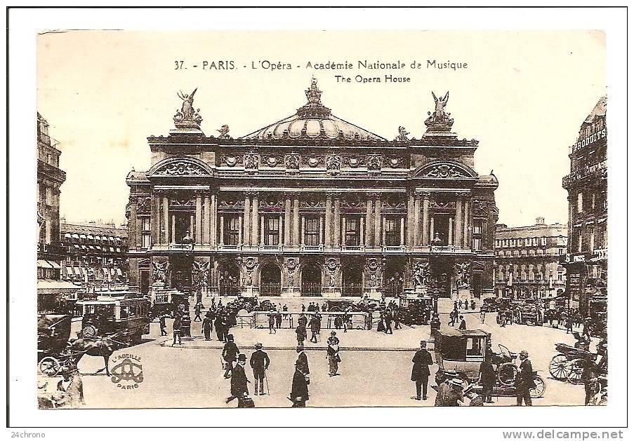 Paris: L' Opera, Automobile, Tramway (10-1450) - Arrondissement: 02