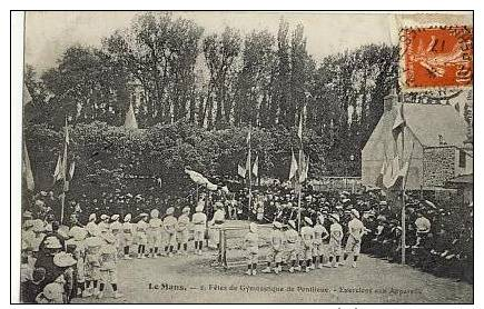 72.LE MANS FETES DE GYMNASTIQUE DE PONTLIEUE EXERCICES AUX APPAREILS - Le Mans