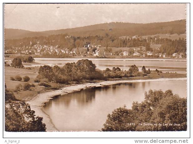 Ref 05 : CPSM Suisse Le Sentier Vu Du Lac De Joux 1959 - Sent