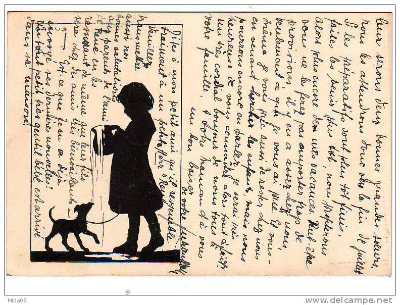 ENFANT ET CHIEN Par CARUS. Nr: 49. - Carus