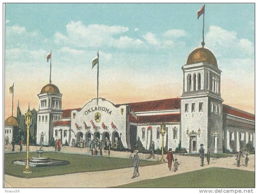 USA - Oklahoma Building, Sesqui-Centennial International Exposition Philadelphia 1926, Modern Postcard - Philadelphia