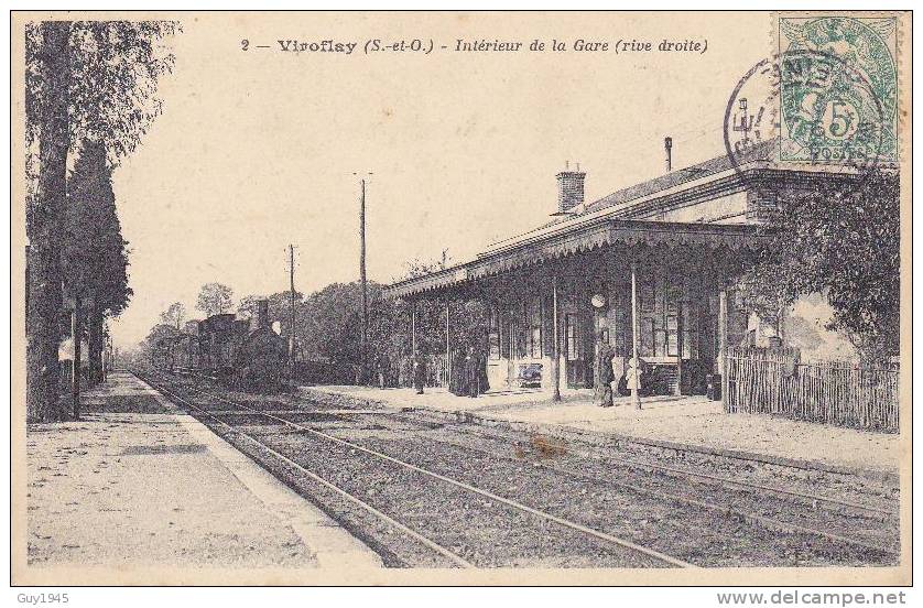 Viroflay : Intérieur De La Gare ( Rive Droite ) - Viroflay