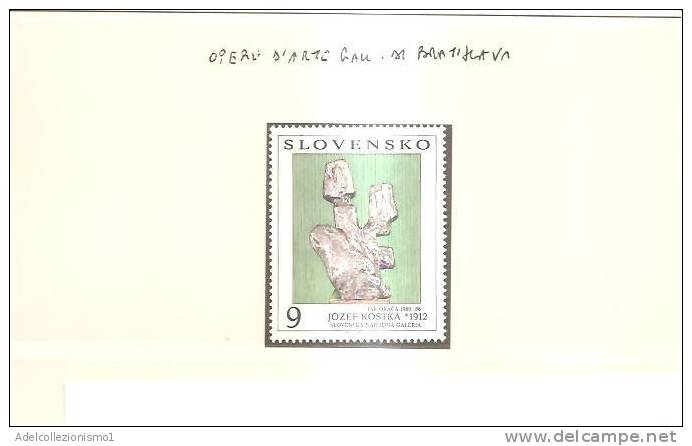 41586)francobollo Serie Opere D´arte -  Slovacchia 1993 - Altri & Non Classificati