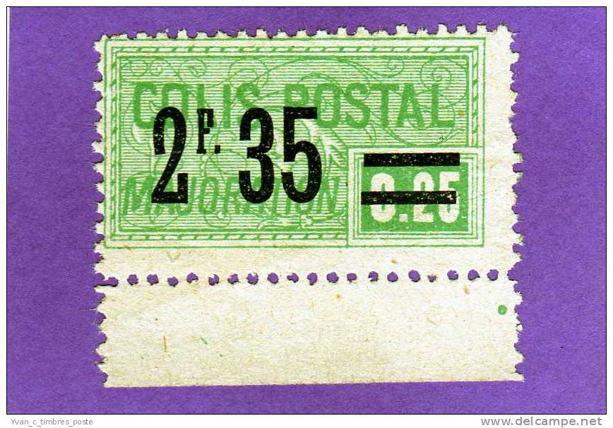 FRANCE TIMBRE COLIS POSTAUX N° 44 NEUF - Neufs