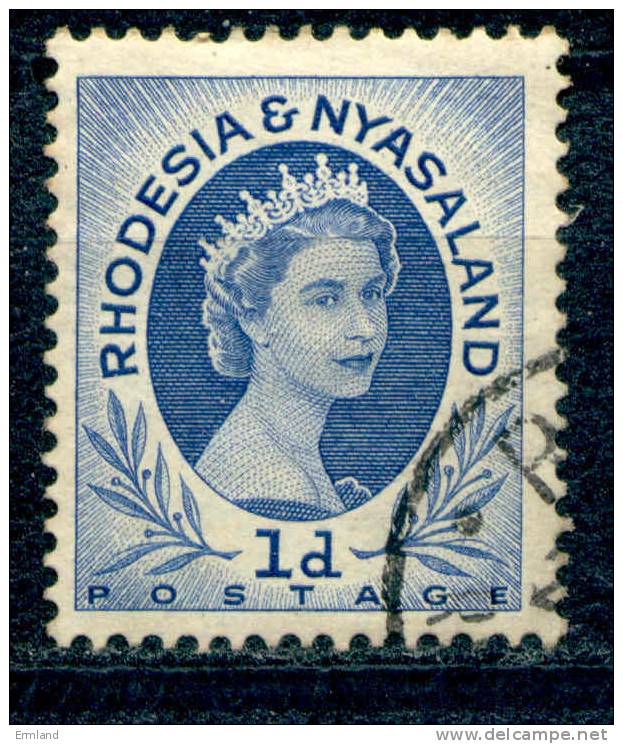 Rhodesia & Nyasaland 1954 - Michel Nr. 2 A O - Rhodesia & Nyasaland (1954-1963)