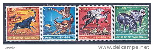 GUINEE BISSAU 71/74 & PA37/38a Faune - Léopard - Gorille - Gorilles