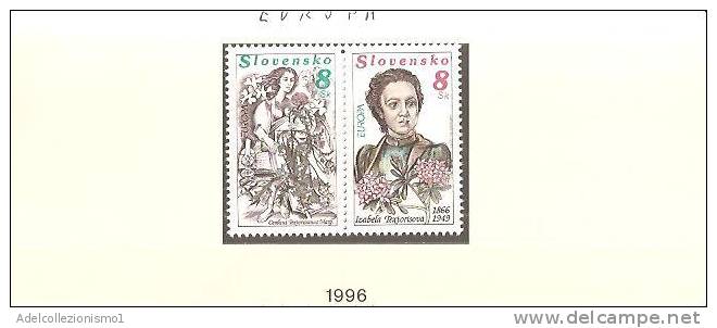 41610)serie Francobolli  Slovacchia Serie Europa Di 2 Valori Dentellati - Altri & Non Classificati