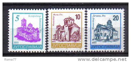 FRZ267 - YUGOSLAVIA  1996, Serie Catalogo Unificato N. 2644/2645  **  Ordinaria - Ungebraucht