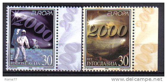 FRZ282 - YUGOSLAVIA  2000 , Serie Catalogo Unificato N. 2865/66  ***  Europa - Altri & Non Classificati