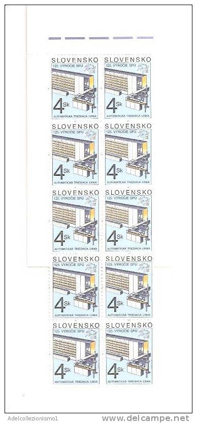 41639)libretto Serie Natale - Con 10 Valori -  Slovacchia 2000 - Altri & Non Classificati