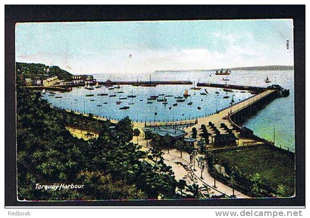 1908 Postcard Torquay Harbour Devon - Ref 532 - Torquay