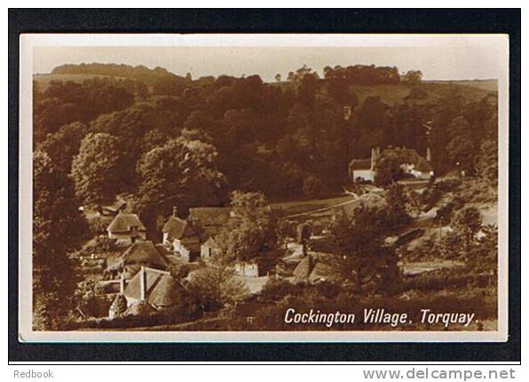 Real Photo Postcard Cockington Village Torquay Devon - Ref 532 - Torquay