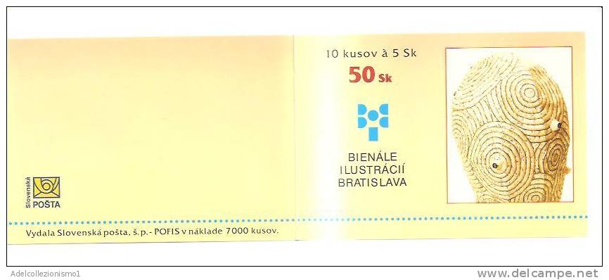 41646)libretto Serie Bienale Illustrativa Di Bratislava - Con 10 Valori -  Slovacchia 2000 - Altri & Non Classificati