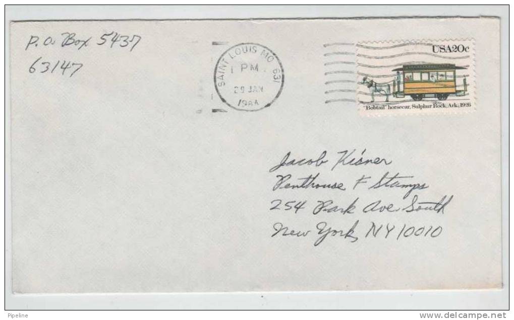 USA Cover Saint Louis Mo. 29-1-1984 - Brieven En Documenten