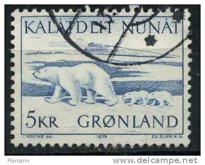 PIA - GROENLANDIA - 1976 : Orso Polare - (Yv 84) - Used Stamps