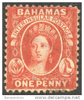 Bahamas #24 Used 1p Victoria From 1882 - 1859-1963 Colonie Britannique