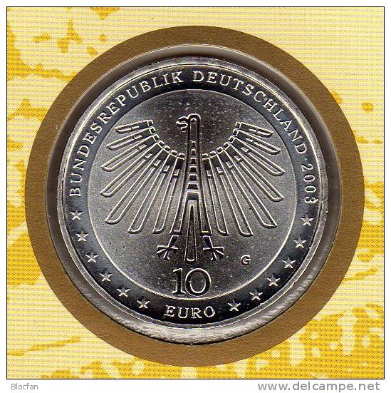 Semper-Oper Deutschland Numisblatt 6/2003 Mit 10-KB Plus 2371 SST 36€ Dresden - Brieven En Documenten