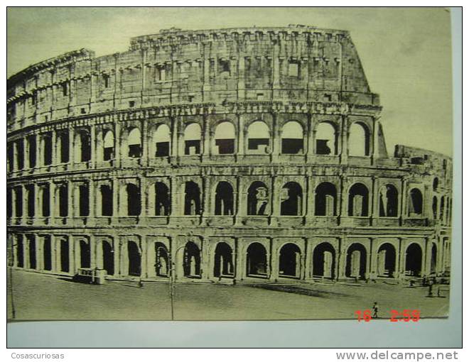 9815 ROMA  IL COLOSSEO TRAMWAY  TRANVIA ITALIA ITALY CARTOLINA ANNI   1930  VEDI ALTRI IN IL MIO NEGOZIO - Colosseum