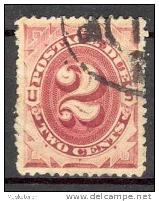 United States Postage Due 1884-89 Mi. 2 B   2 C Numbers Ziffern Chiffre - Strafport