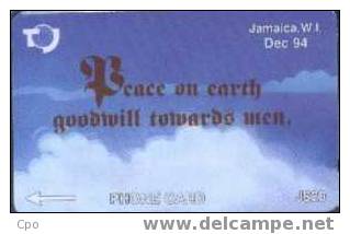 # JAMAIQUE 29 Peace On Earth $20 Gpt 12.94  Tres Bon Etat - Jamaïque
