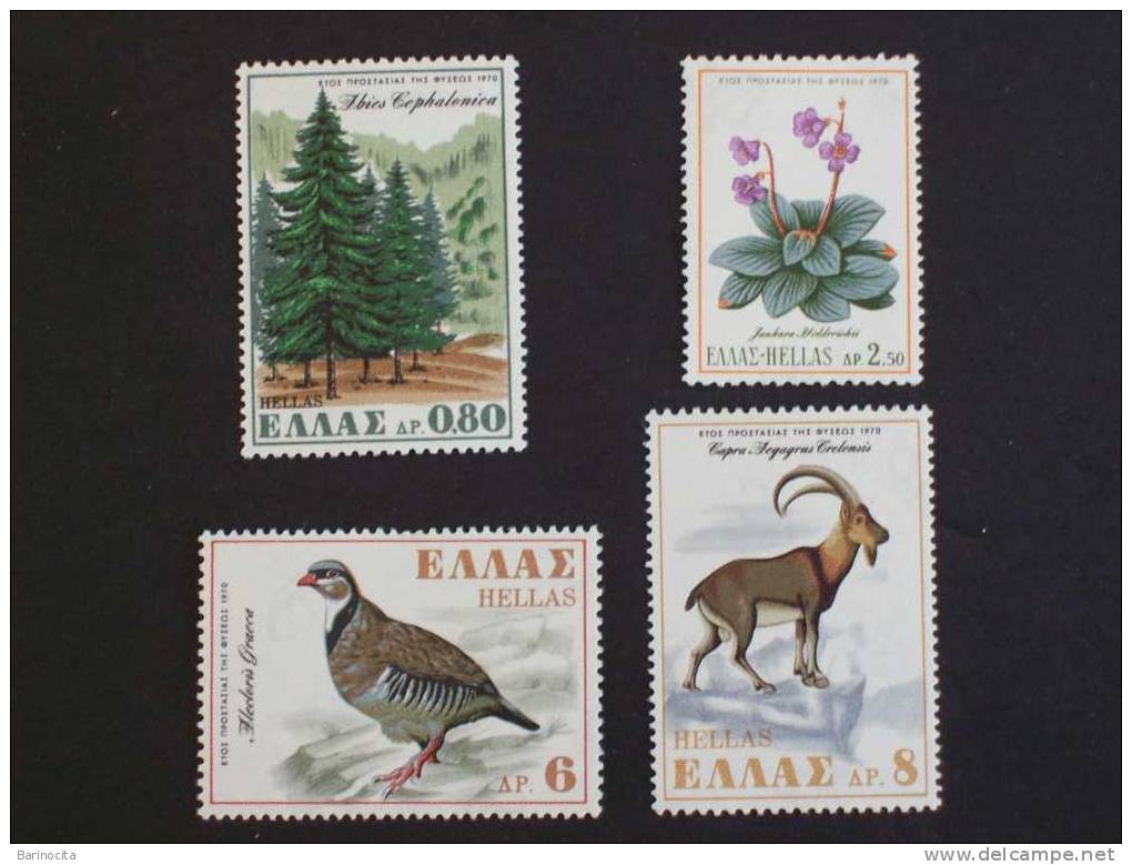 N° 1027/1030- NEUF SANS CHARNIERES-1970 - Unused Stamps