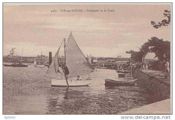 ÎLE AUX MOINES - Toulendach Et Le Trech - Voilier - Ile Aux Moines