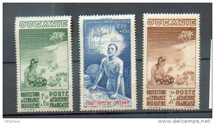 OCEA 155 - YT PA 4 à 6 * - Unused Stamps