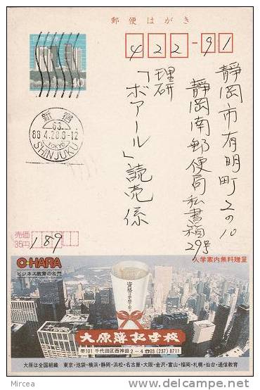 M.2214 - Japon - Entiere Postal - Postcards
