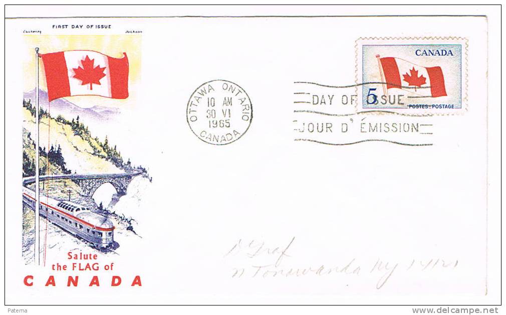 FDC ,OTTAWA - ONTARIO 1965 (Canada), - 1961-1970