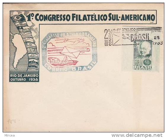 M.2215 - Bresil - FDC -1938 - FDC