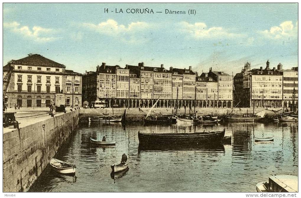 LA CORUNA . DARSENA  II . - La Coruña