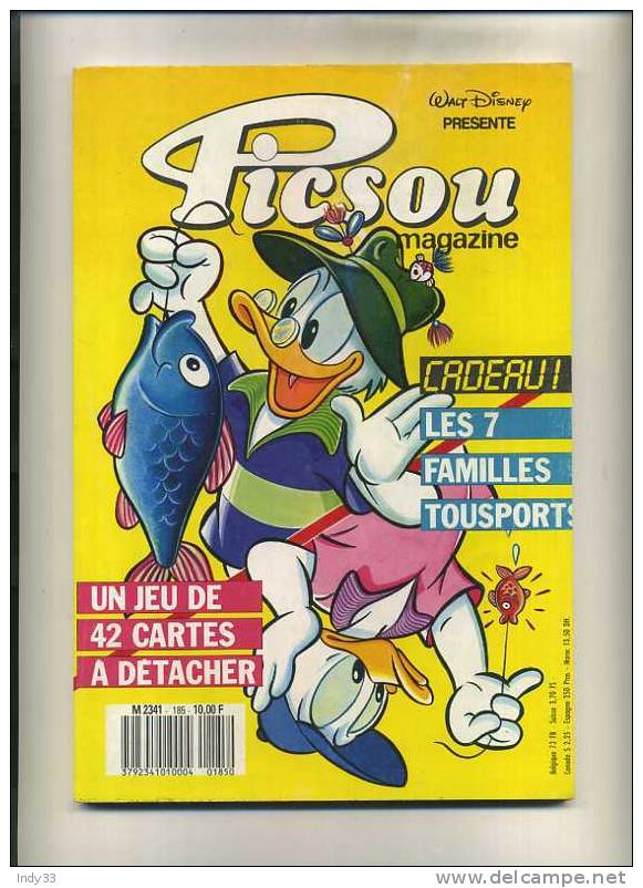 - PICSOU MAGAZINE N° 185 . 1987 - Picsou Magazine
