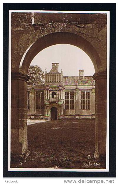 Early Postcard Kirby Hall Near Corby Northamptonshire - Ref 533 - Northamptonshire