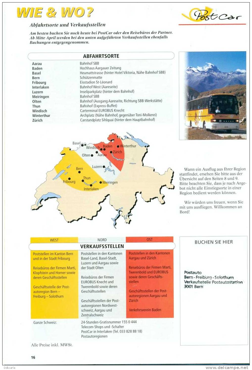 Postcar - Bus ! - Fliegen Sie Mit Uns Aus - Auto & Verkehr