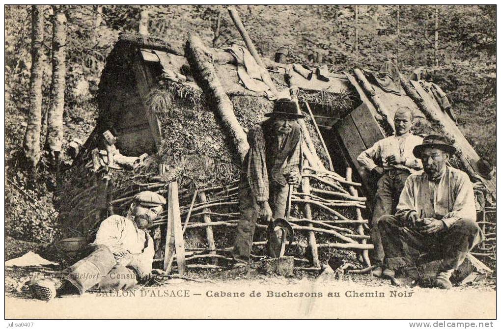 LEPUIX (90) Ballon D'Alsace Cabane De Bucherons Au Chemin Noir Superbe - Other & Unclassified