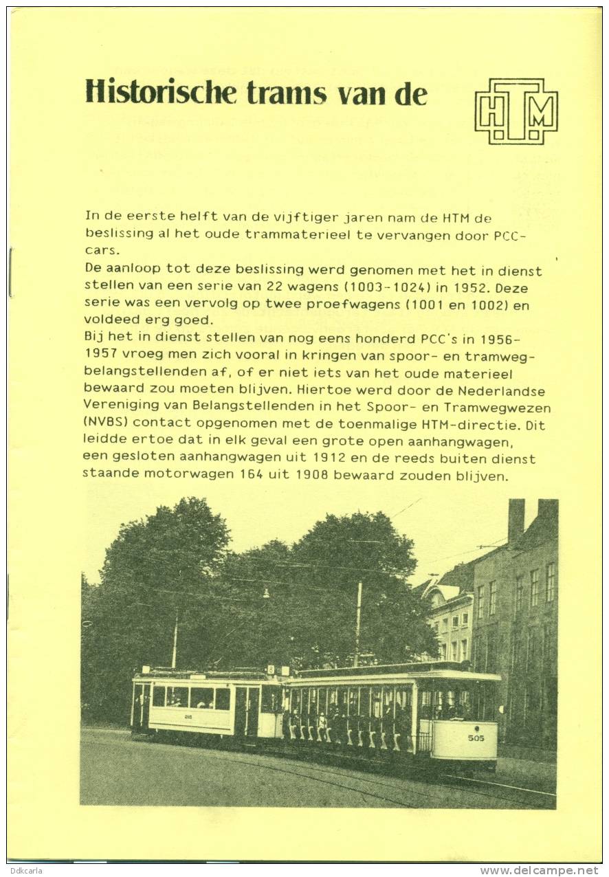 Historische Trams Van De HTM - Tram ! - Histoire