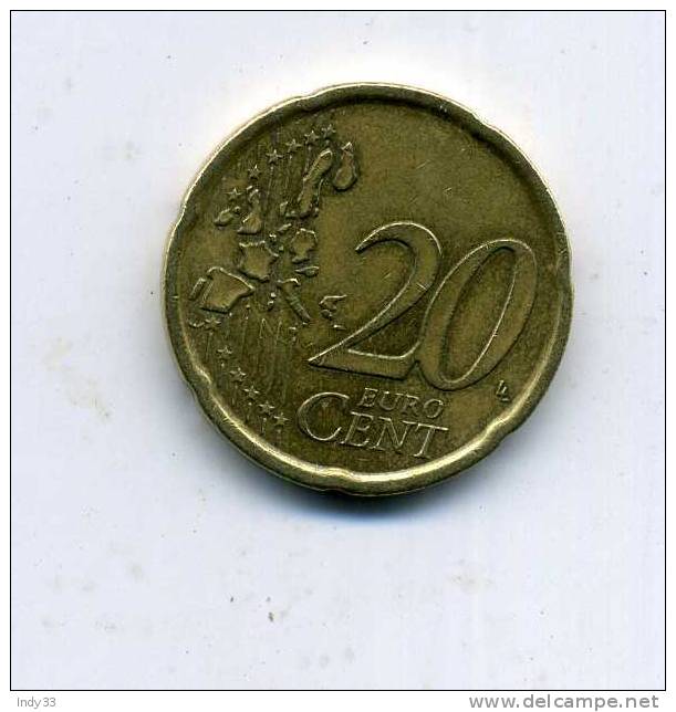 - EURO . ESPAGNE .  20 C. 1999 - Spagna