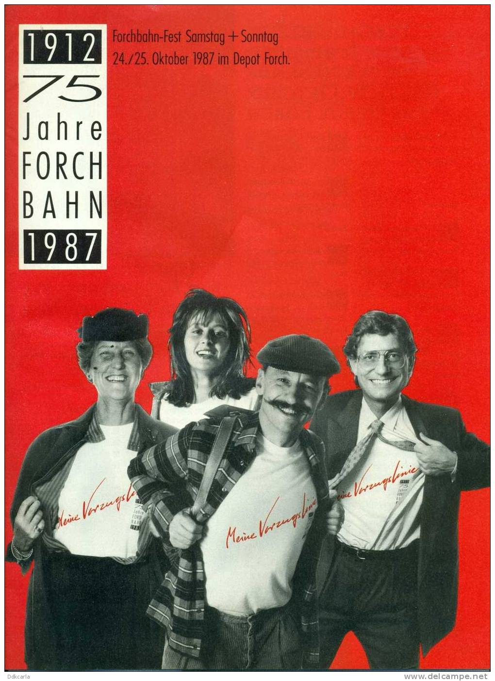 75 Jahre FORCH BAHN 1912-1987 - Verkehr