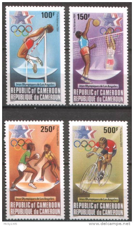 Kamerun - Mi-Nr 1036/1038 Postfrisch / MNH ** (A240) - Summer 1984: Los Angeles