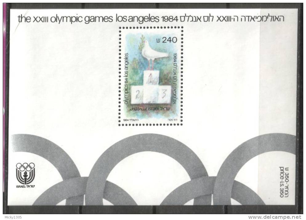 Israel - Mi-Nr Block 26 Postfrisch / MNH ** (A248) - Summer 1984: Los Angeles