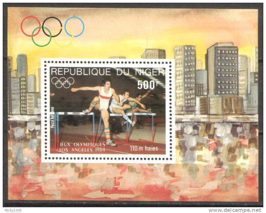 Niger - Mi-Nr Block 41 Postfrisch / MNH ** (A257) - Verano 1984: Los Angeles